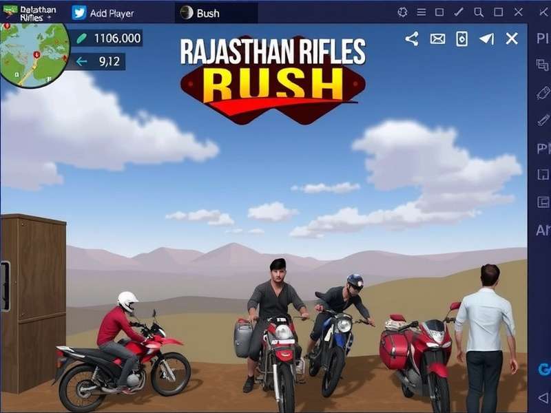 Story-driven missions in Rajasthan Rajasthan Rifles Rush Single Player